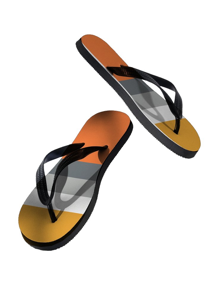 Sunset Stride Custom Flip-Flops product image (2)