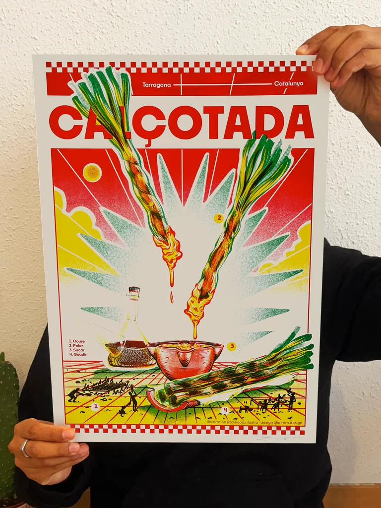 Calçotada - Risograph product image (5)
