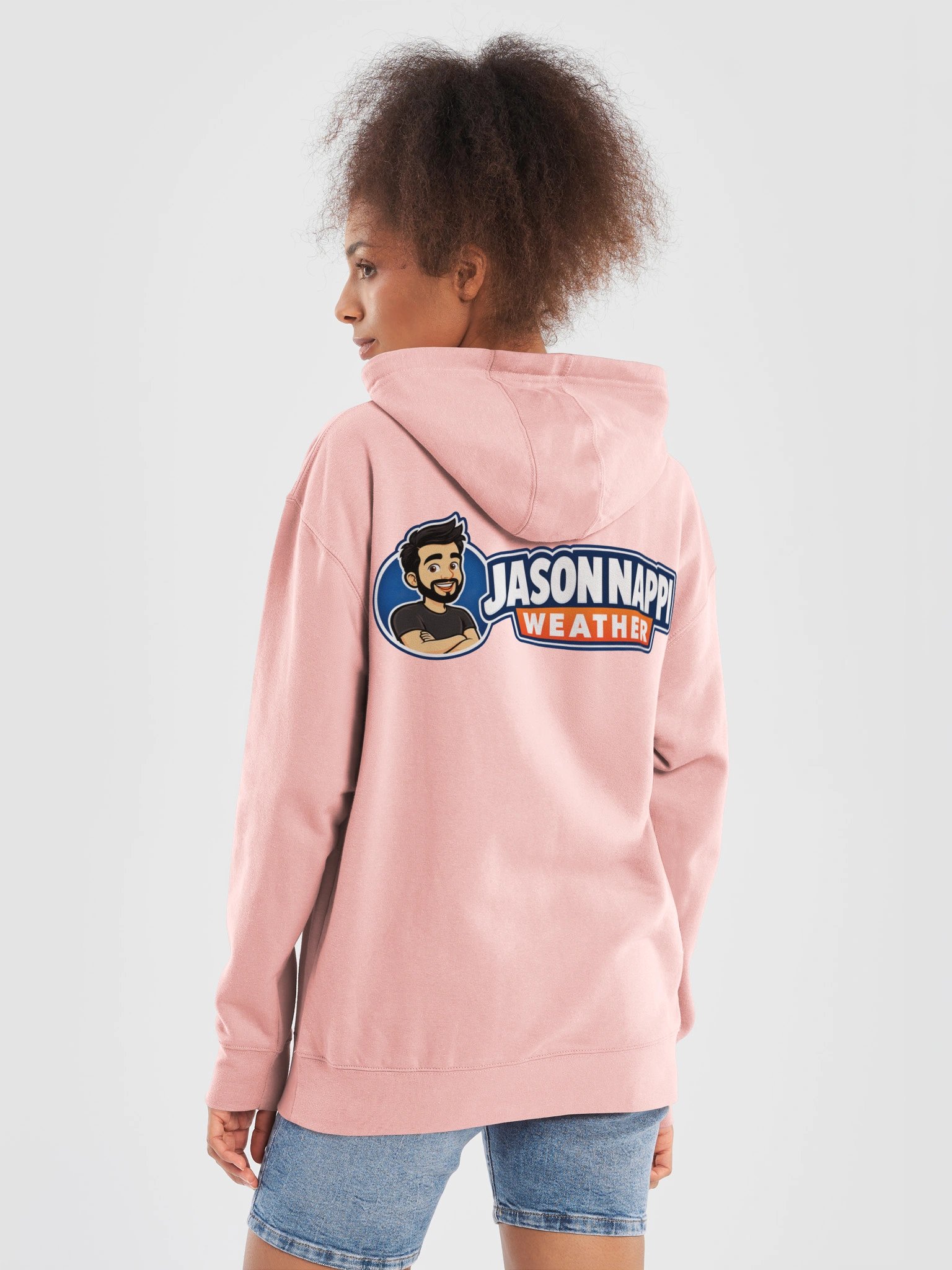 Jason Nappi Weather Signature Logo Hoodie Pink product image (6)