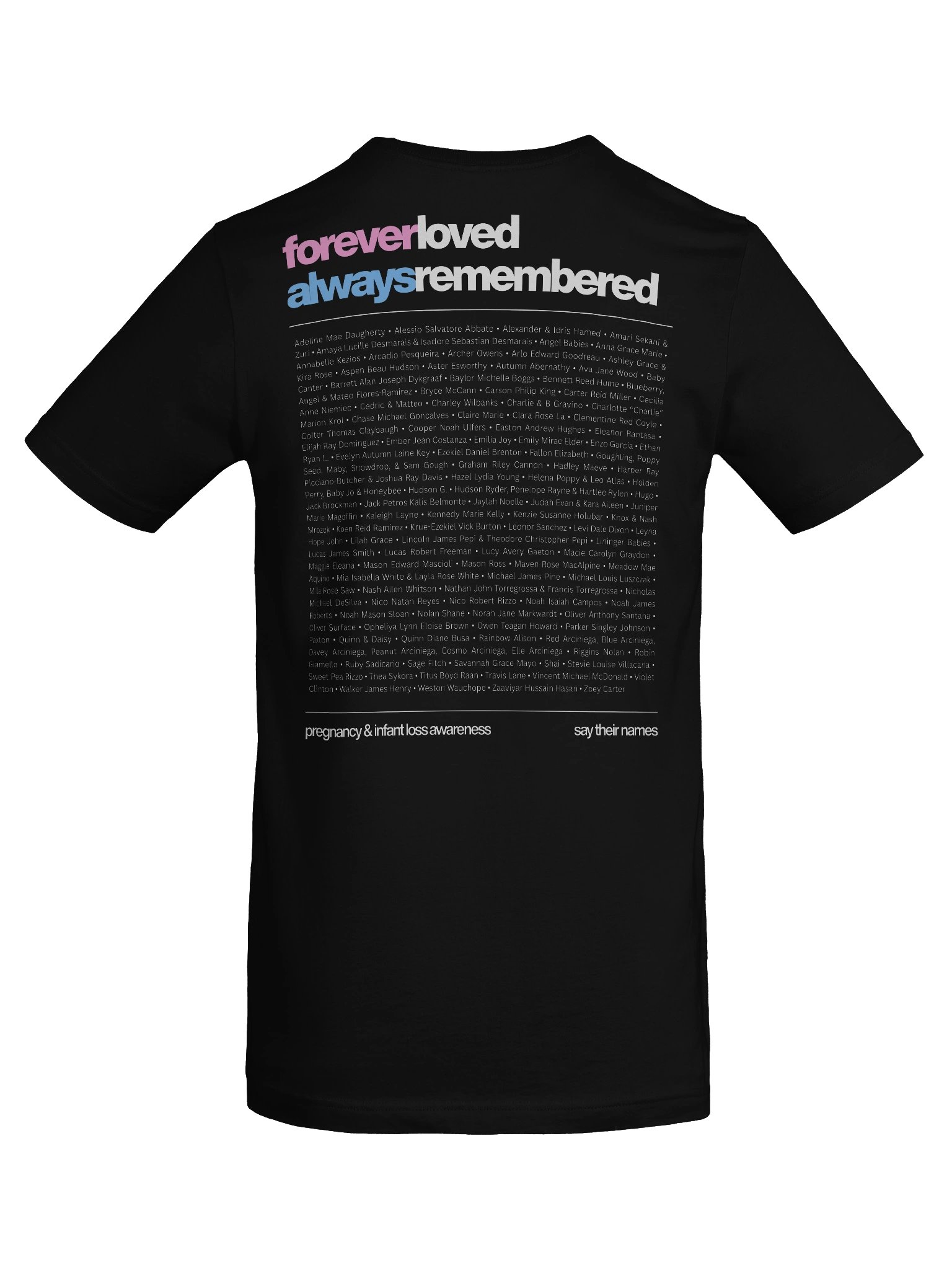 'Halo & Wings' 2026 Memorial Shirt (soft, dark) product image (8)