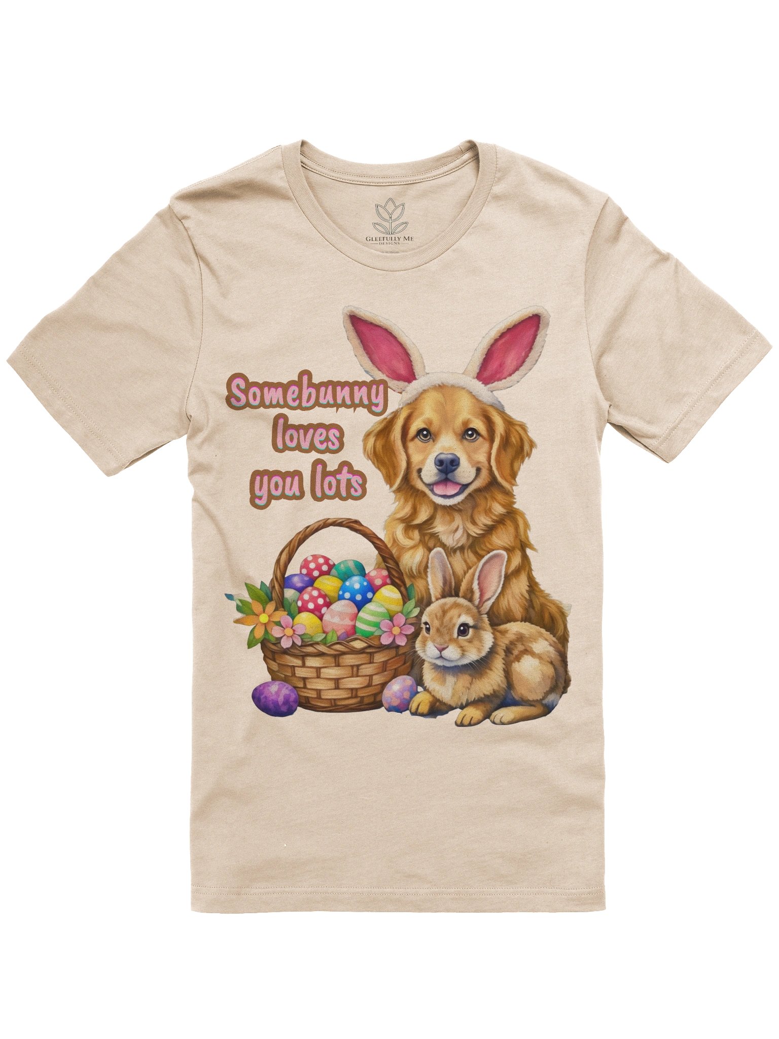 Somebunny Loves You Lots Dog Easter Shirt product image (1)