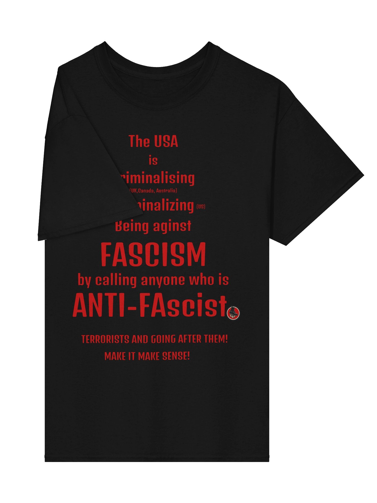 Anti-Fascism Statement Tee product image (4)