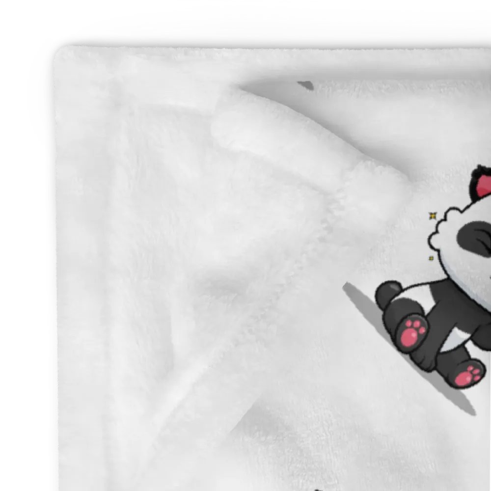 Panda Party Throw Blanket product image (12)