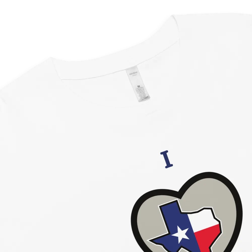 I Love Texas - Crop Top Relaxed Fit Women product image (4)