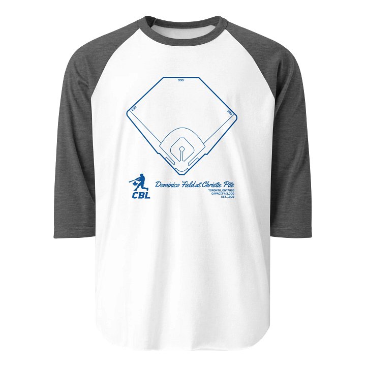 Toronto Ballpark 3/4 Tee product image (1)