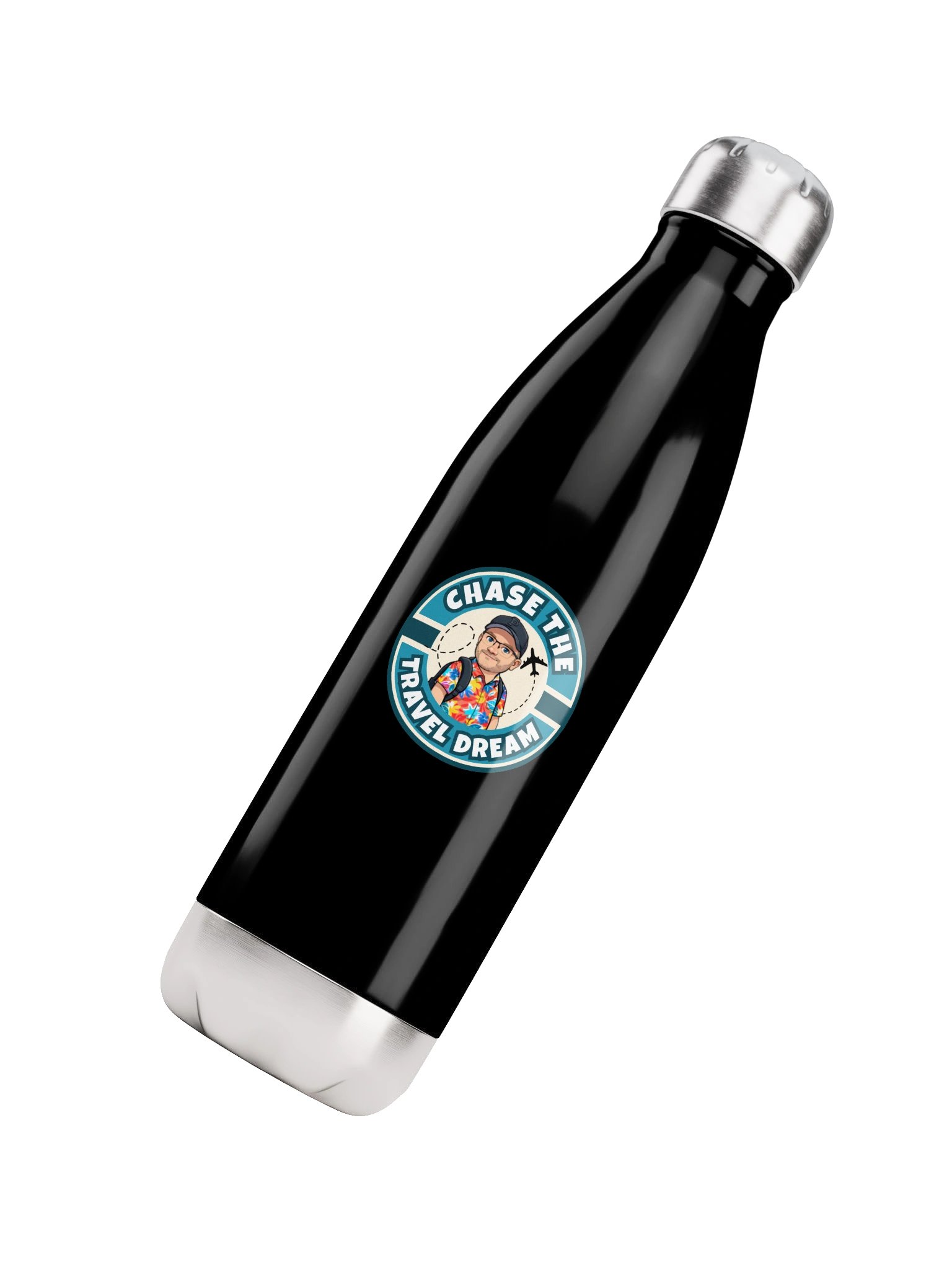 Chase The Travel Dream Stainless Steel Water Bottle product image (8)