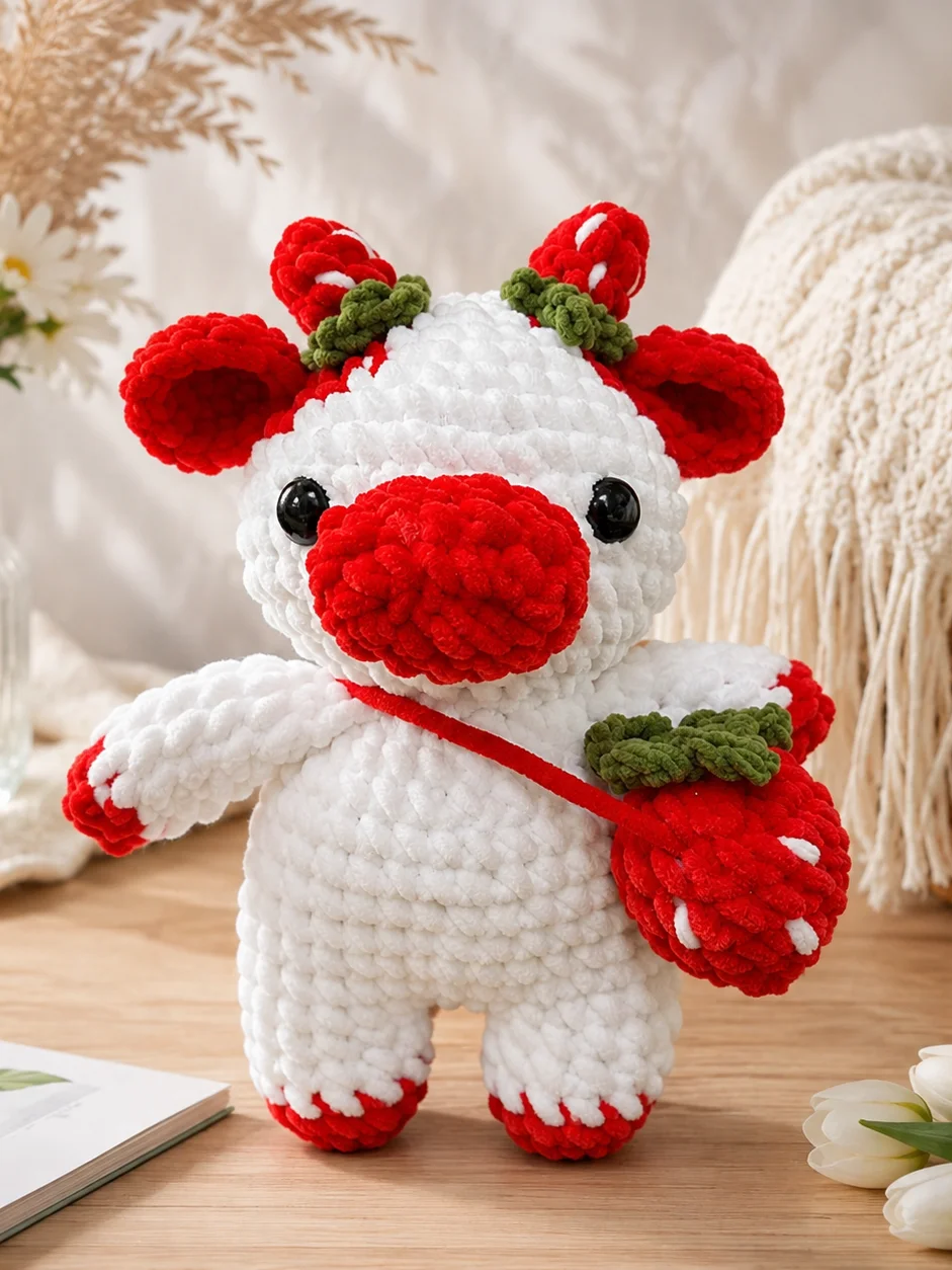 Strawberry Cow Crochet Pattern product image (2)
