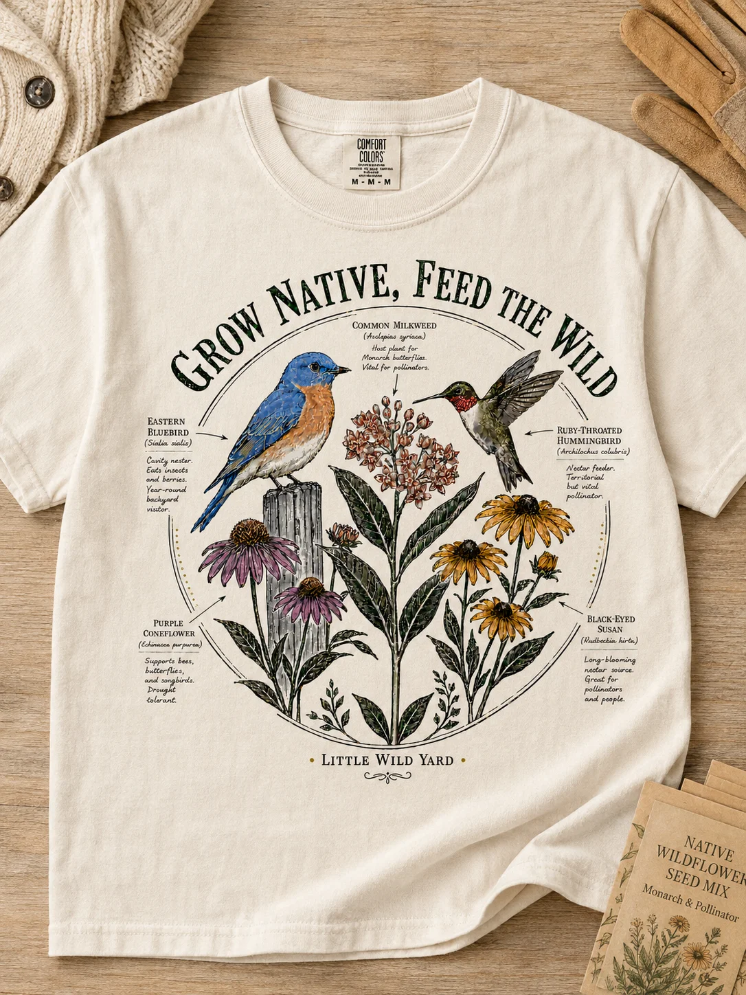 Grow Native, Feed the Wild T-shirt product image (1)