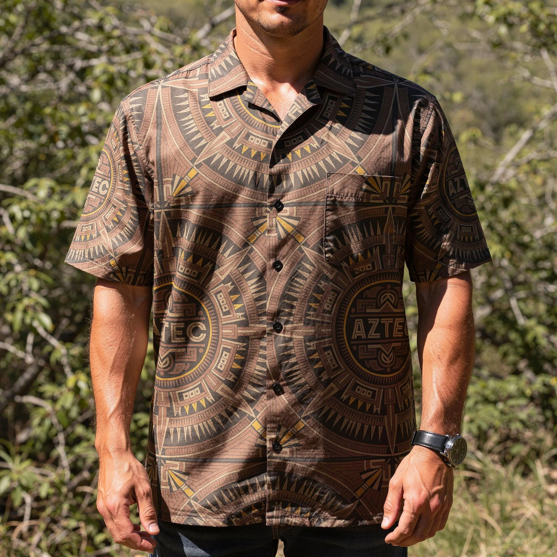 Aztec Ritual Shirt — Ancient Geometry 01 product image (10)