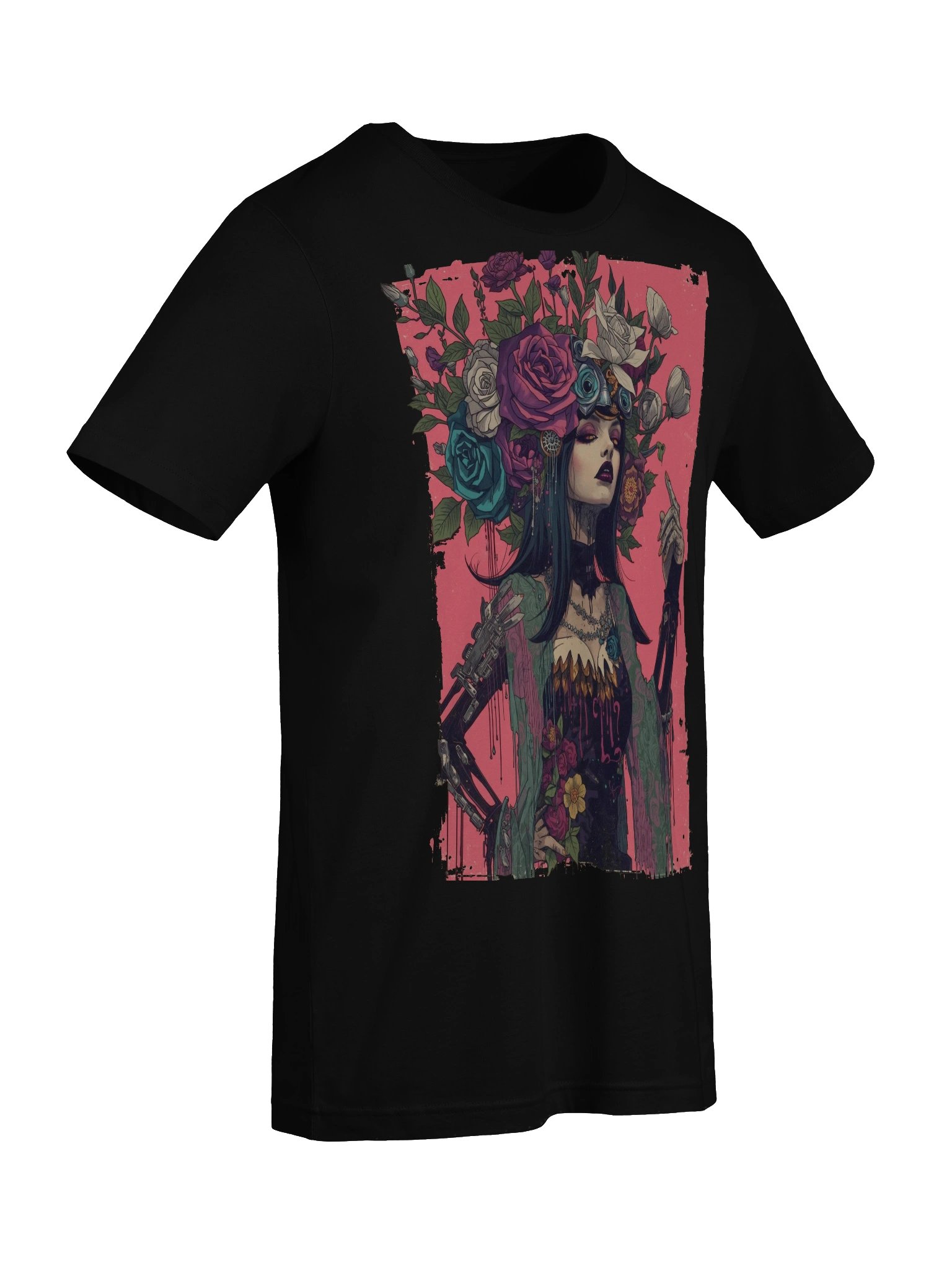 Cyber Rose Headdress Supersoft Tee product image (7)