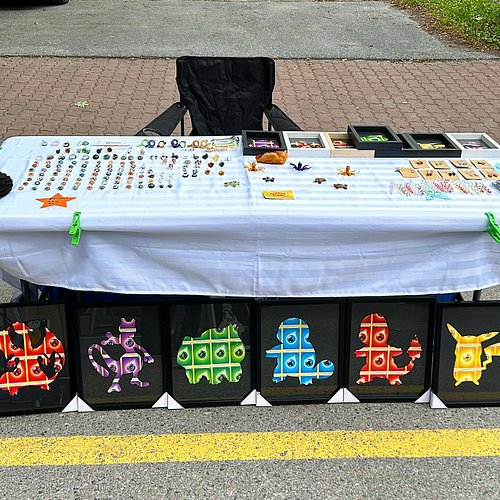 Come check out the festival of colours on West St Today! Find me across from the crown and moose!