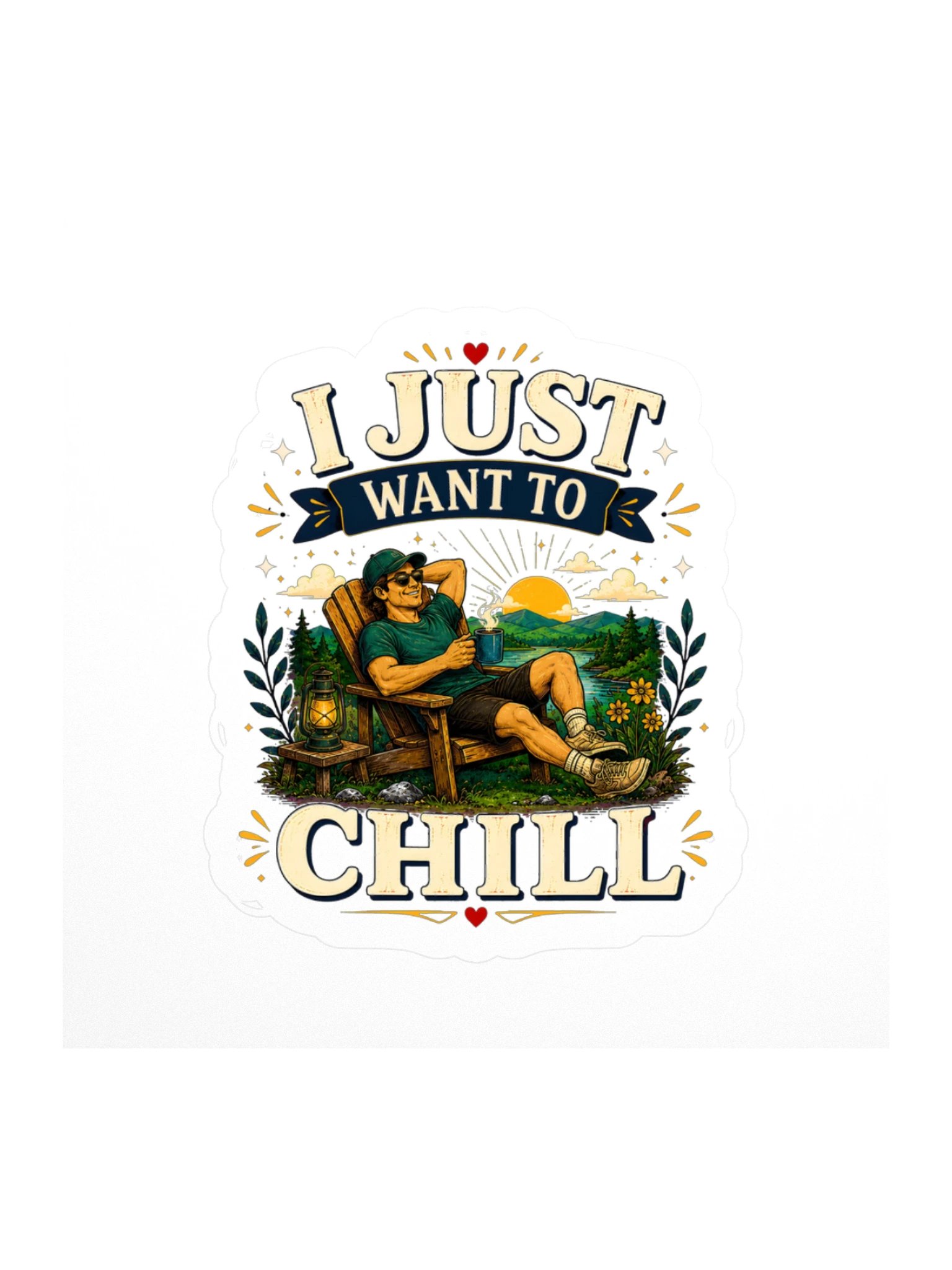 I Just Want To Chill Sticker product image (1)