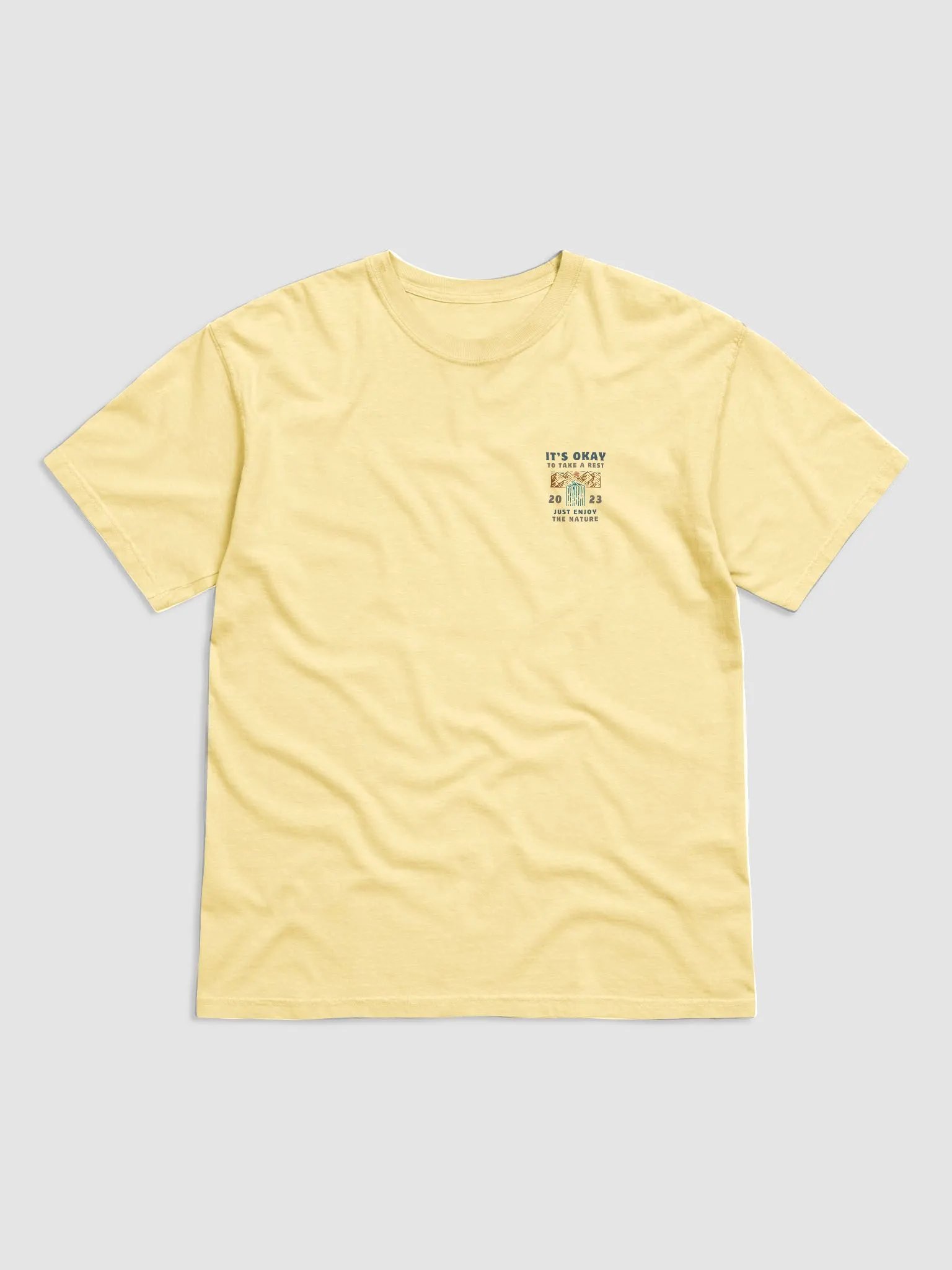 Take a Rest organic cotton garment t-shirt product image (1)
