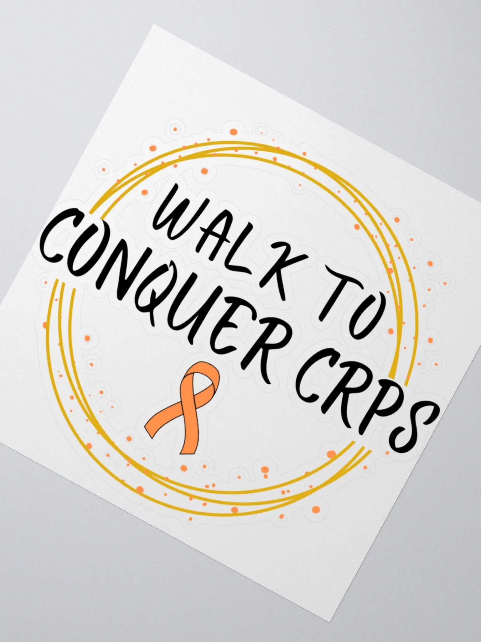 OFFICIAL Walk To Conquer CRPS Sticker product image (2)