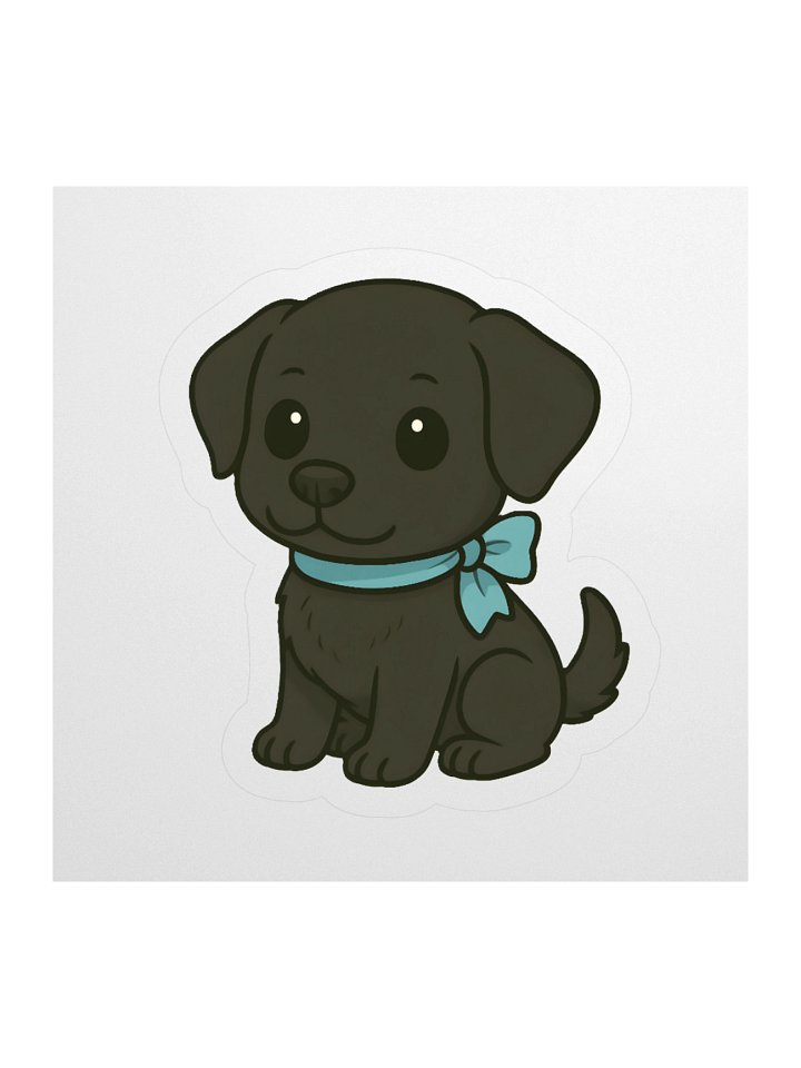 Prostate Cancer Awareness Puppy Kiss Cut Sticker product image (1)