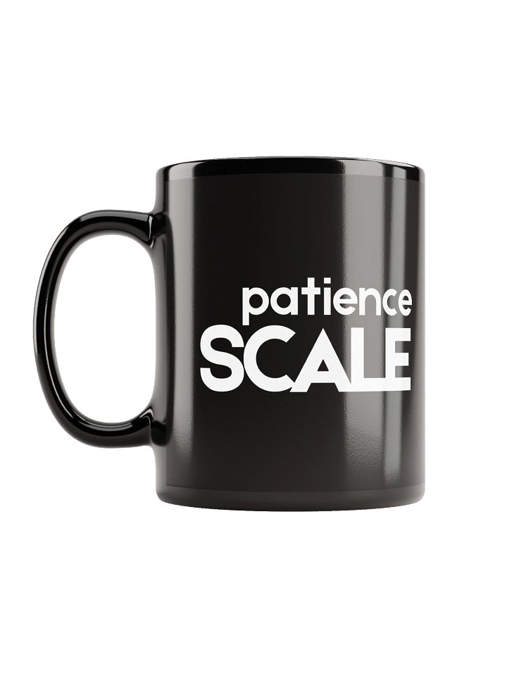 Patience Scale Mug - Minimalist Teacher Humour - Classroom Gift product image (1)