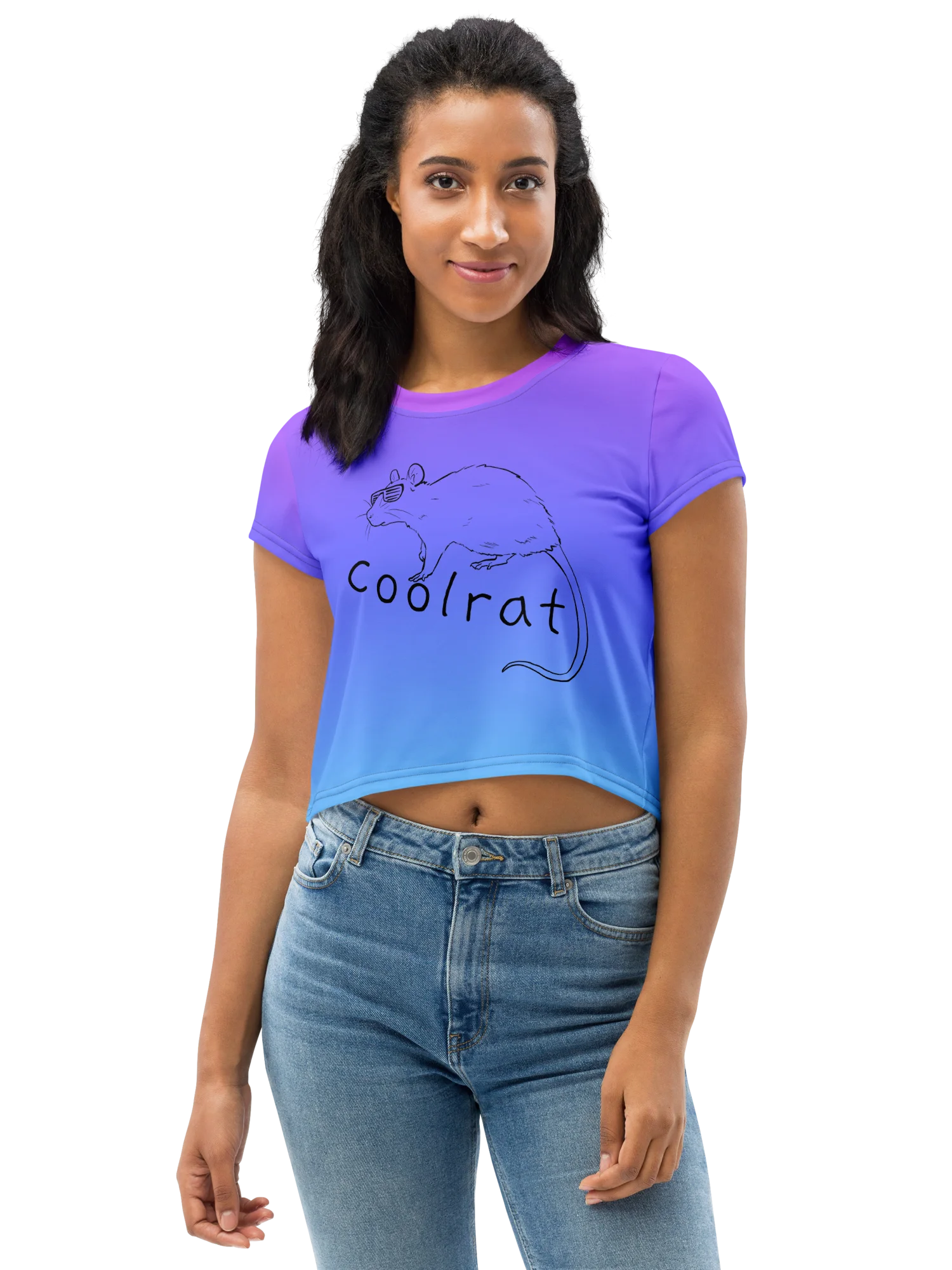 Cool Rat crop tee product image (1)