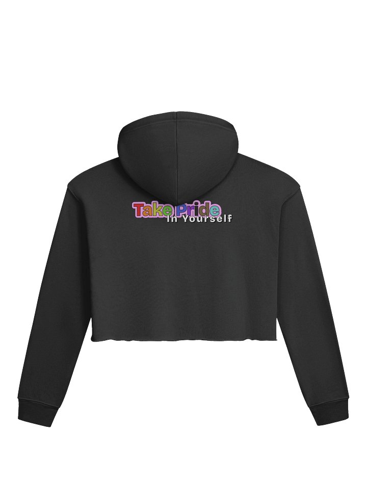 Pride Flag+Take Pride In Yourself - Canvas Fleece Crop Hoodie product image (2)