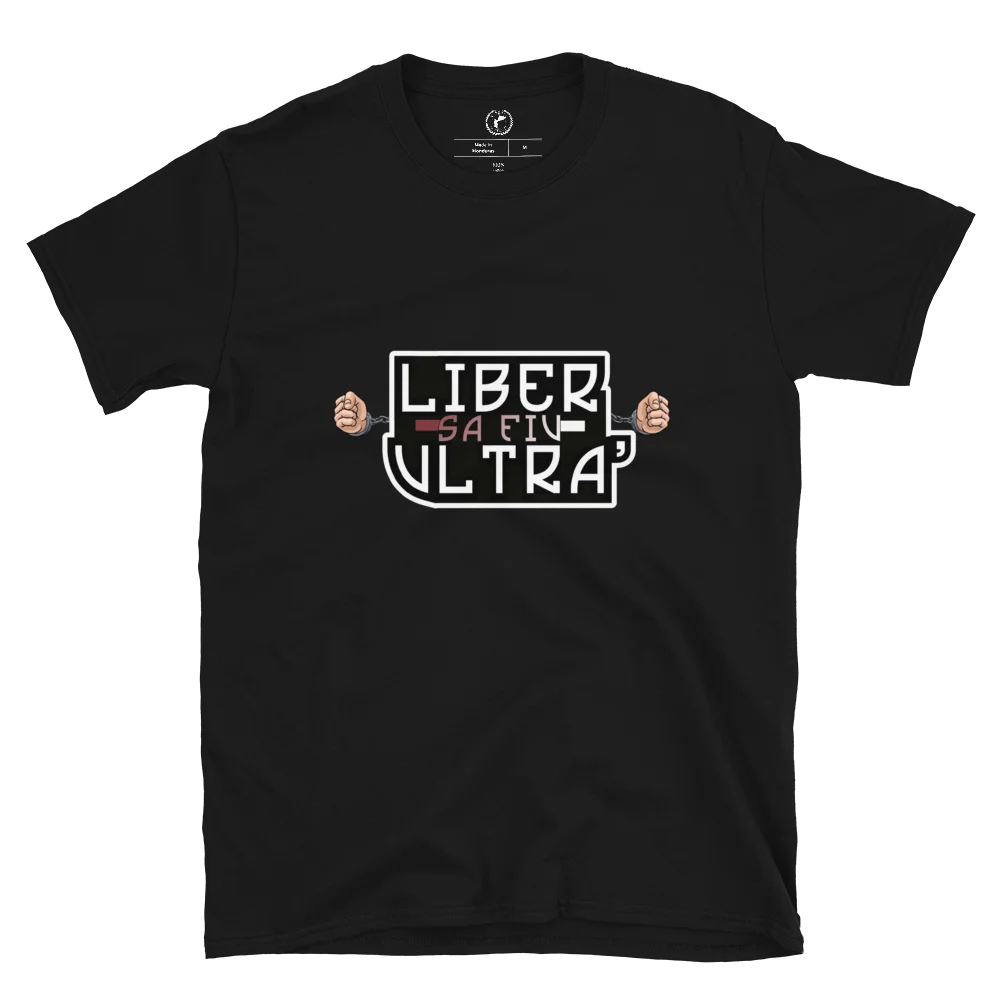 Tricou Liber să Fiu Ultra' || Alb și Vișiniu product image (2)