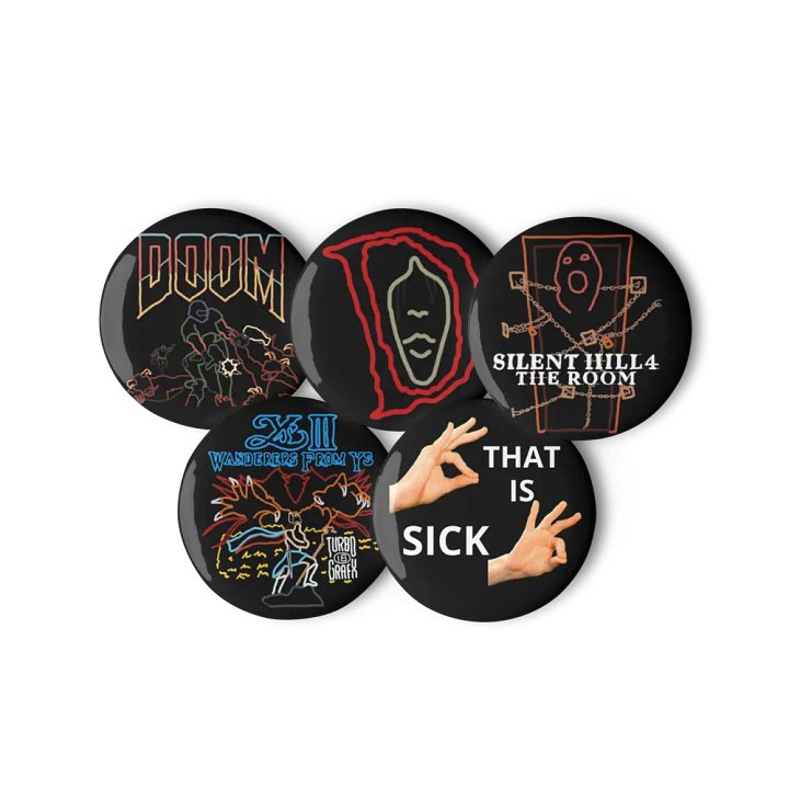 THAT IS SICK Pin Set product image (1)