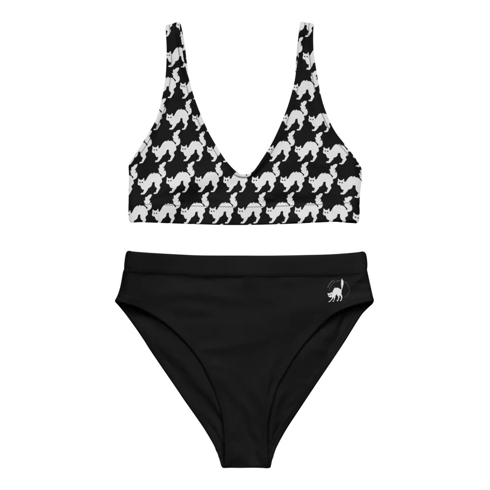 Feline Flight High Waisted Bikini product image (1)