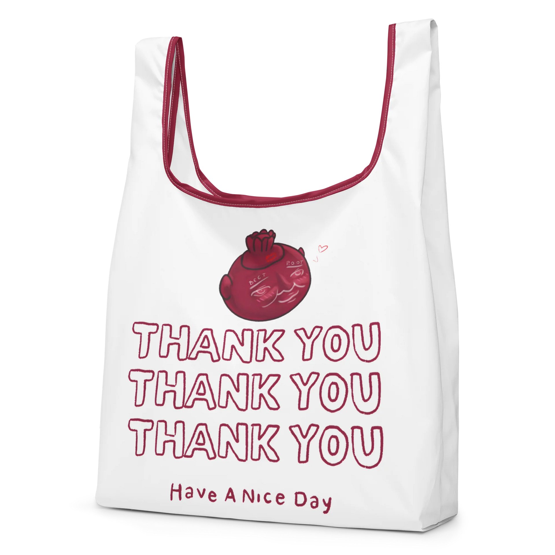 Beet Poot reusable shopping bag product image (5)