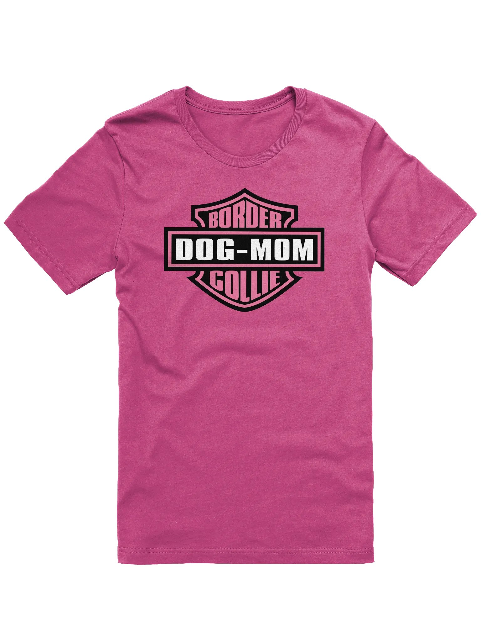 Pink Border Collie Dog Mom T-Shirt product image (1)