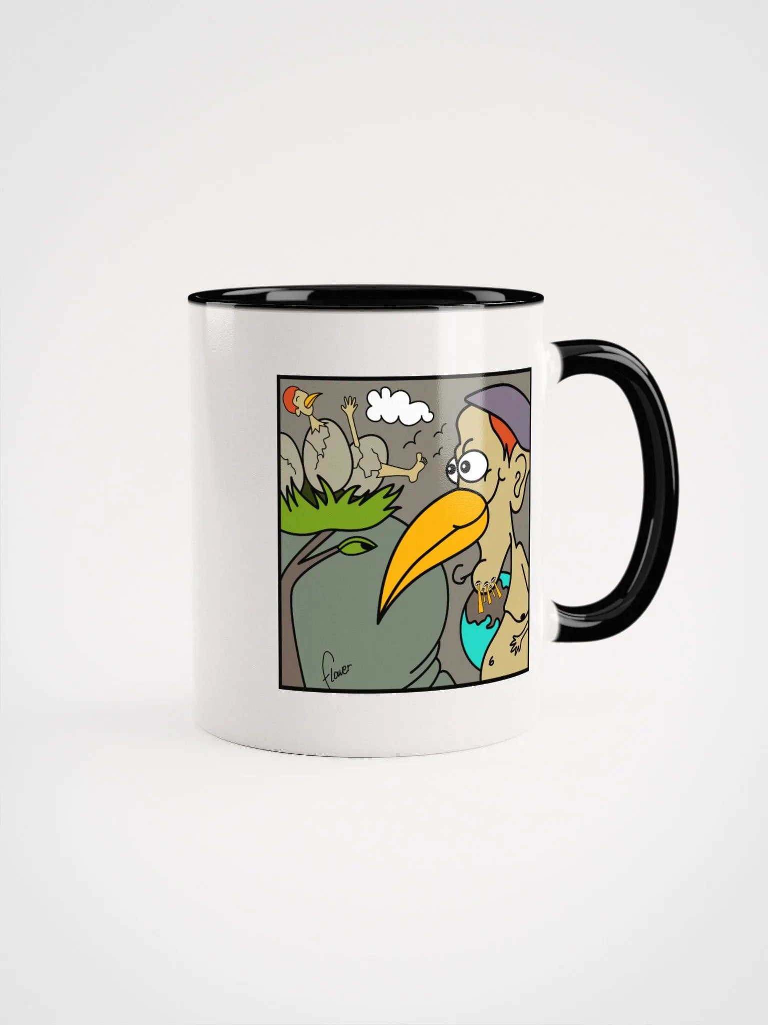 Bird Man Coffee Mugs product image (1)