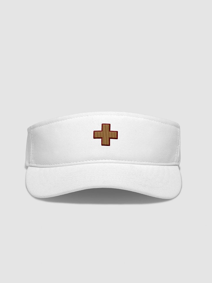 The Smoke Doctors Flexfit White Visor product image (1)
