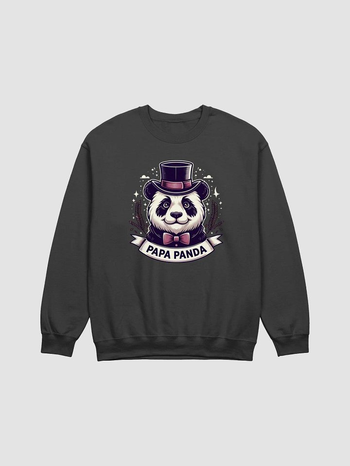 Papa Panda Top Hat Crewneck product image (2)