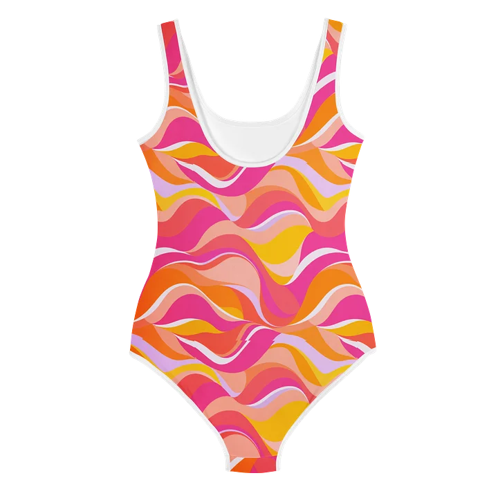 Sunset Flow Youth One-Piece Swimsuit product image (2)