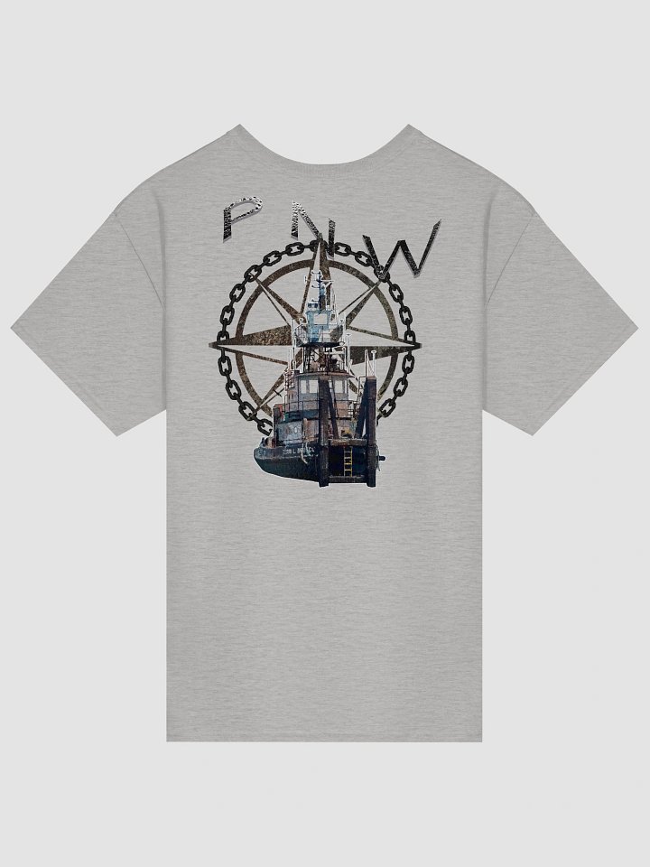 PNW - Compass Rose & Terri L. Brusco – Maritime Workwear | Twin Anchor Apparel Short Sleeve Tee Linehand Line product image (133)