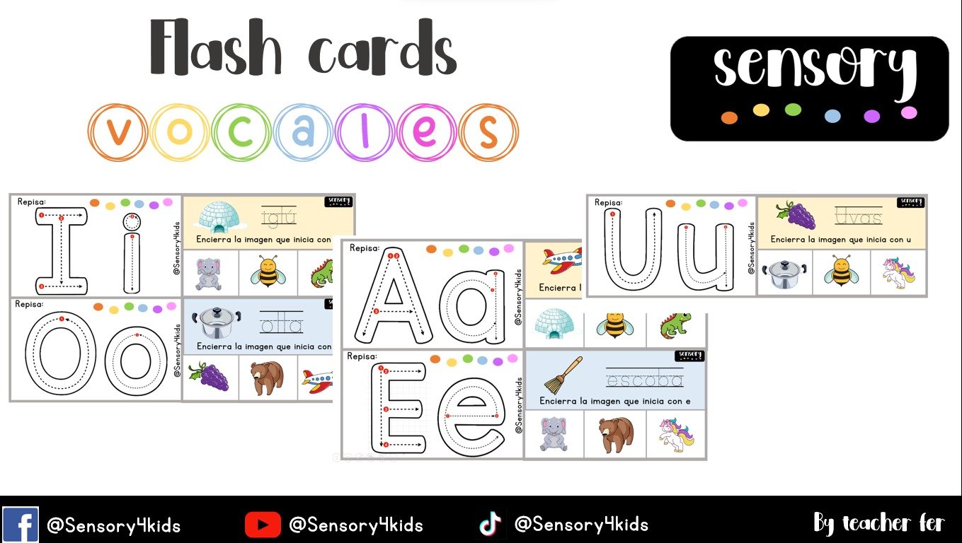 Flash cards vocales product image (1)