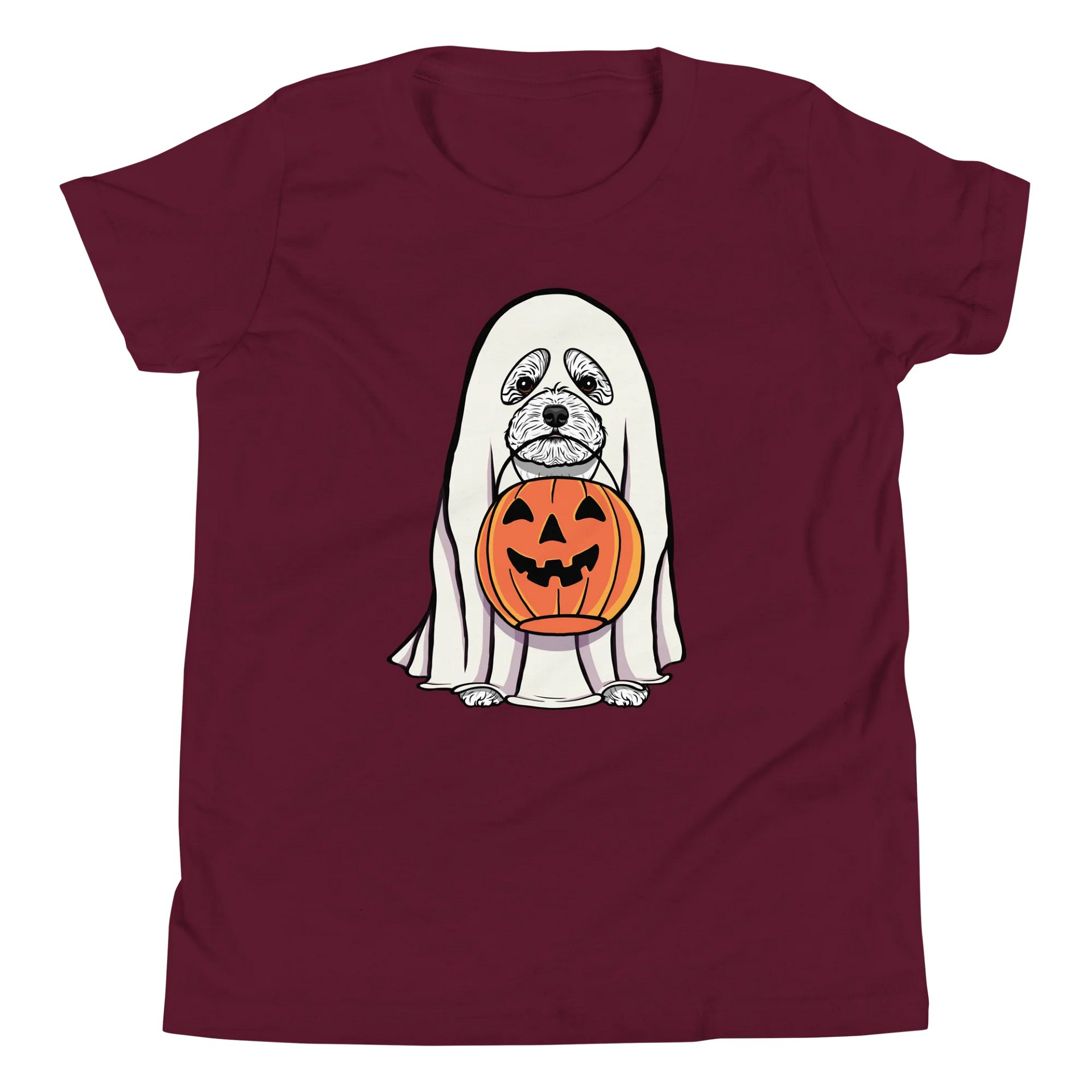 Halloween Bichon Frise Youth T-Shirt product image (5)