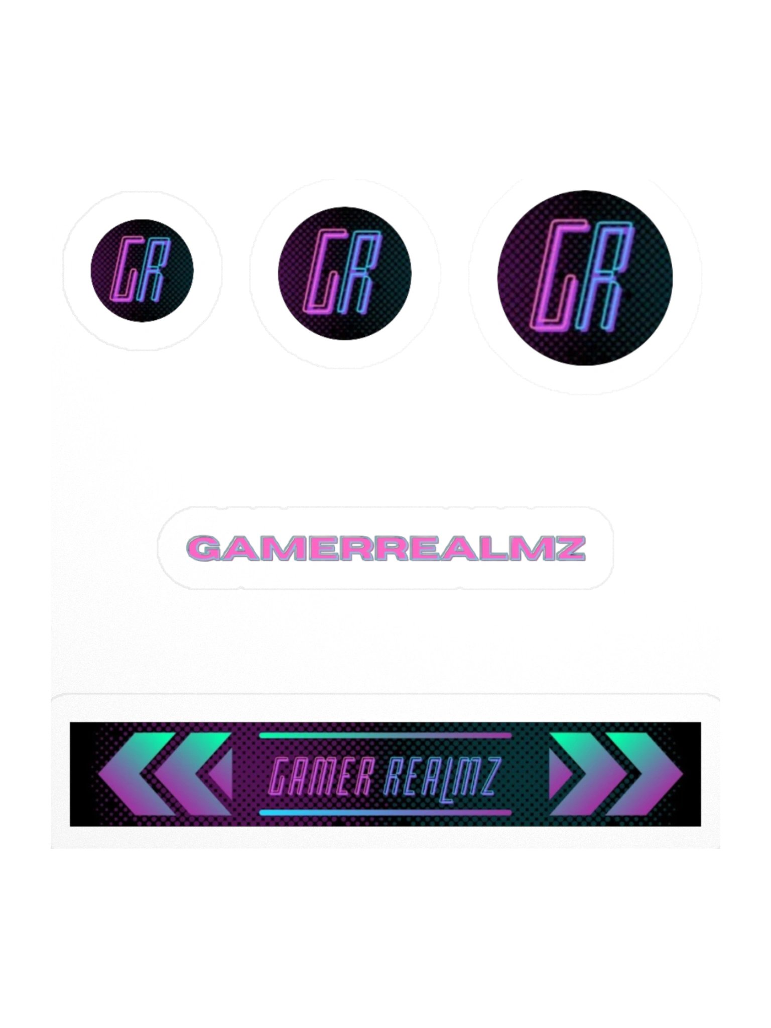 GamerRealmz Sticker Sheet product image (1)