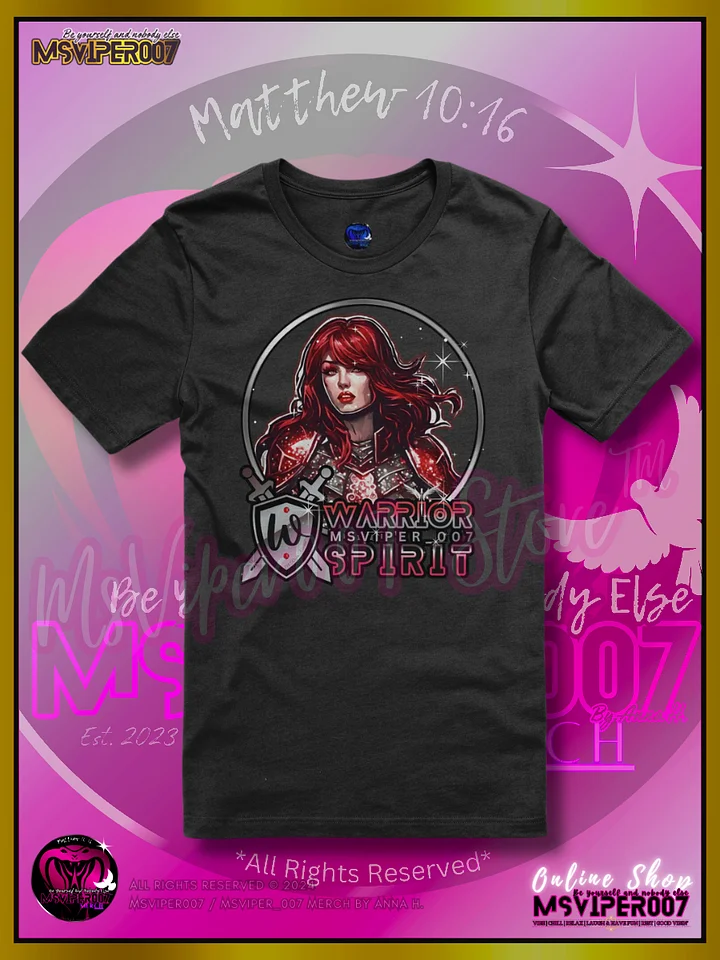 T-Shirt - MsViper007's "Warrior Spirit [Ruby Red]" Comfort T-shirt By Anna H. product image (1)