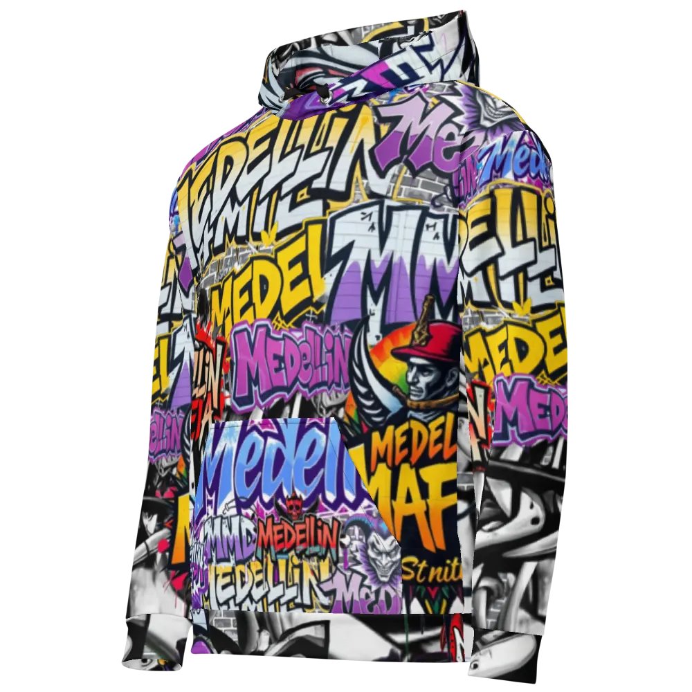 Medellin Mafia Motif Hoodie product image (4)