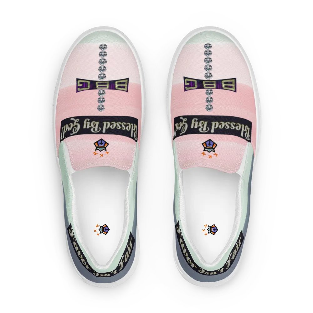 BBG Pink and Green Women's Slip On product image (1)