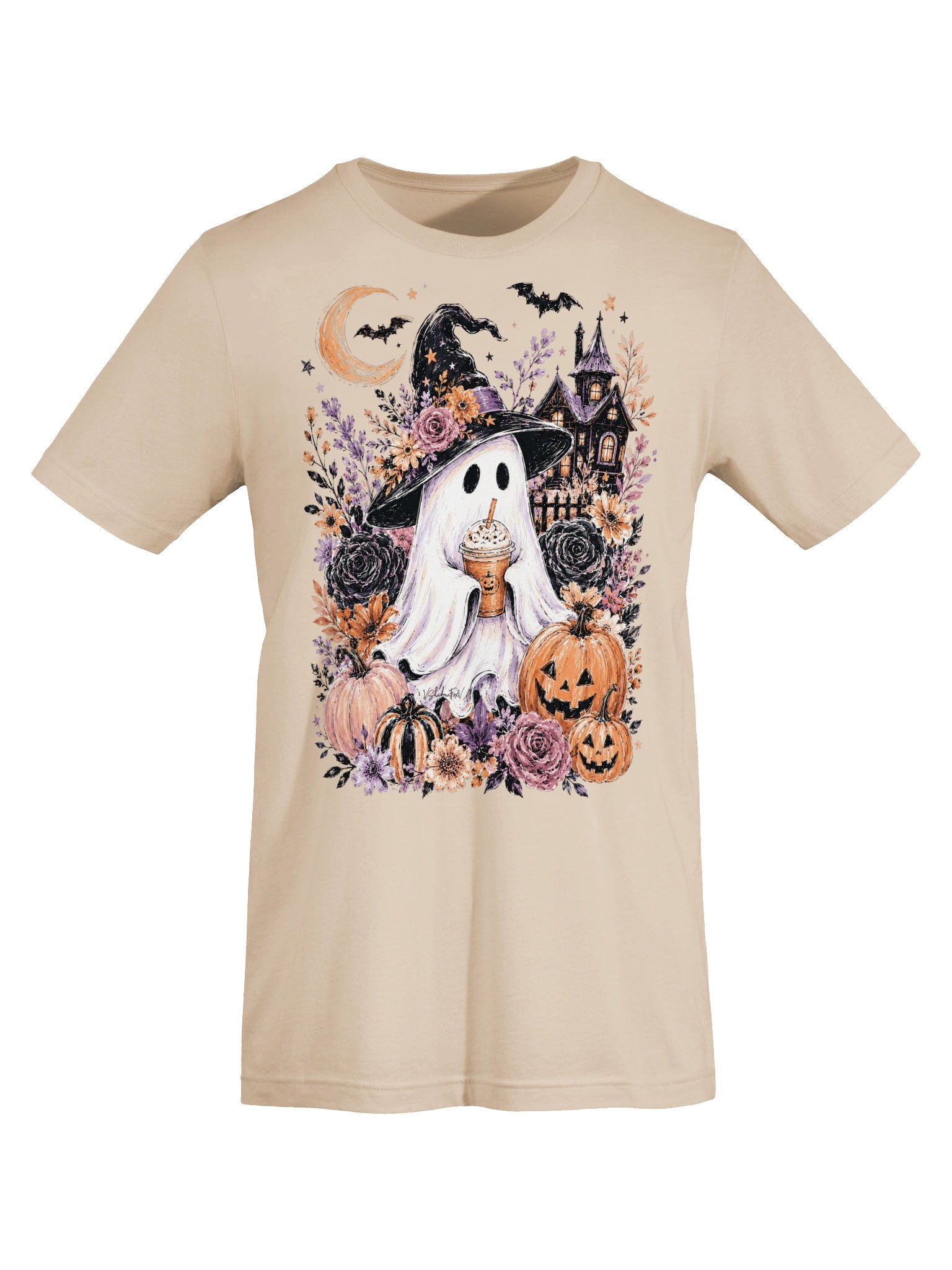 Witchy Ghost Coffee Tee product image (84)