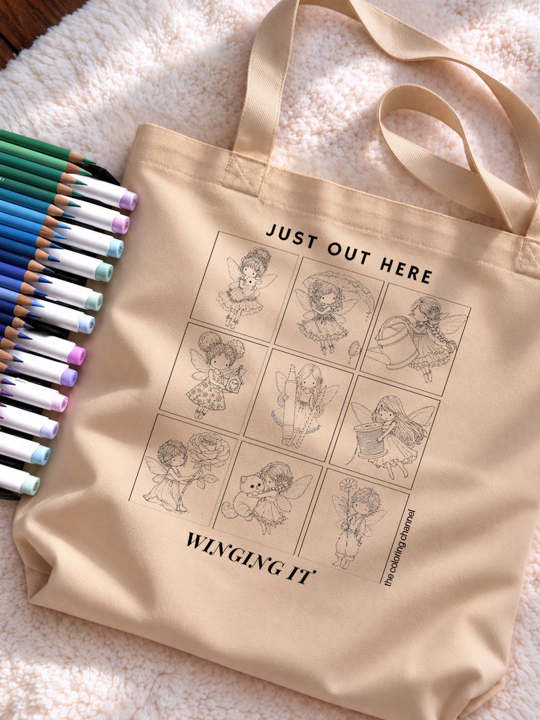Color Your Own Bag - Just Winging It product image (1)