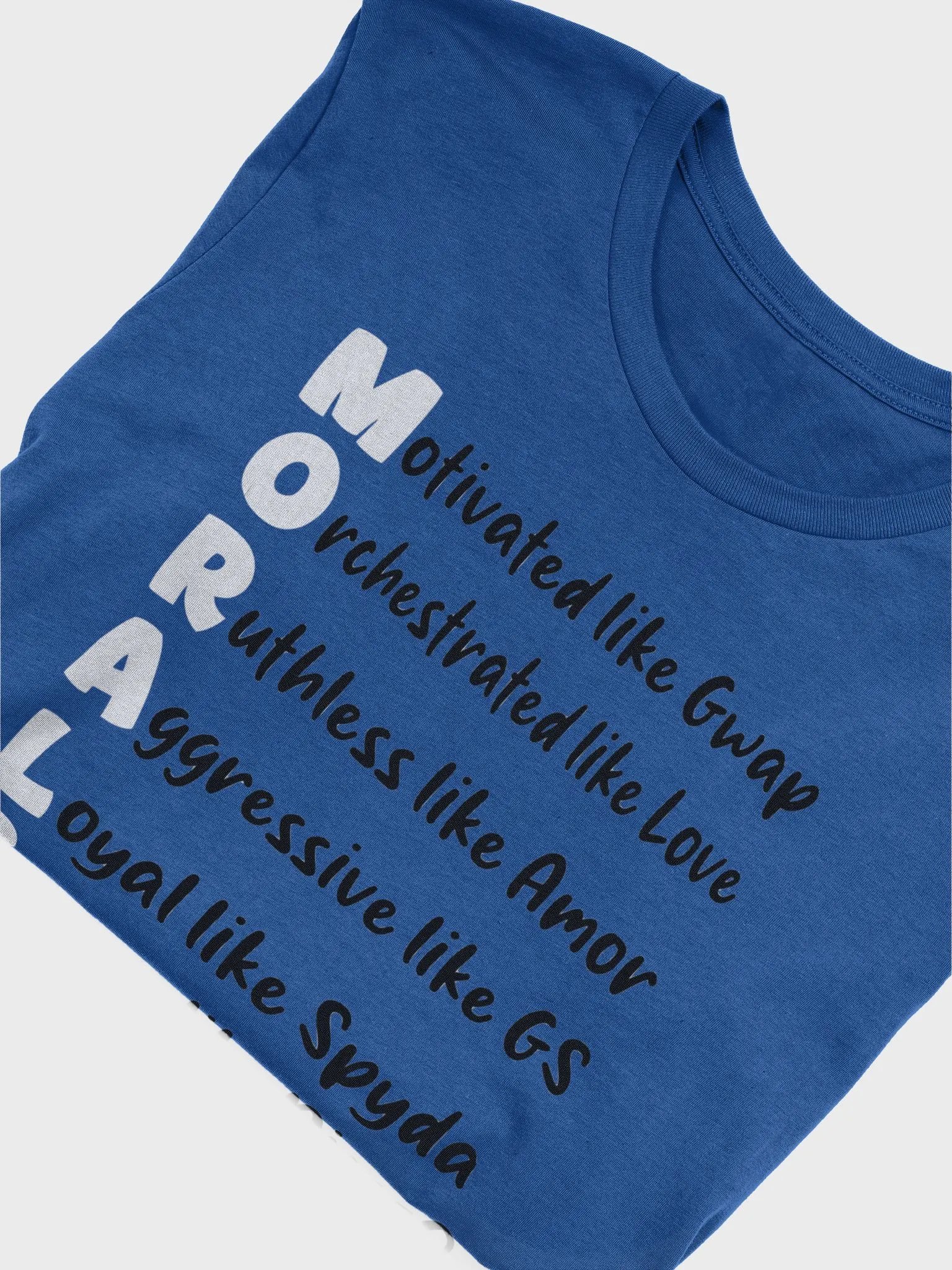 Morals Members exclusive blue tee product image (5)