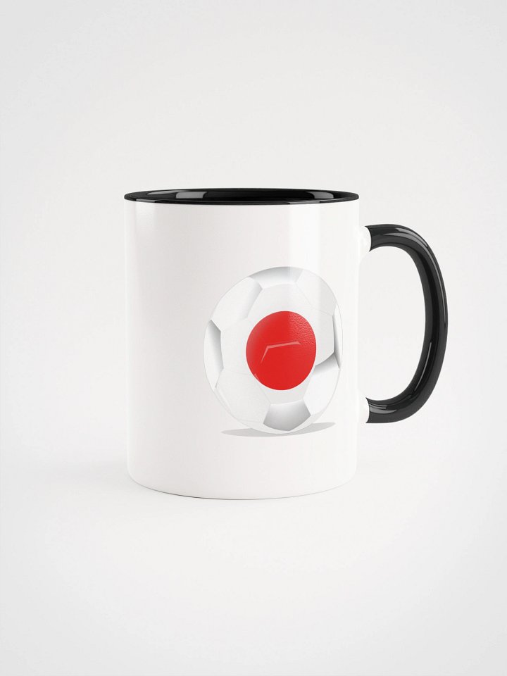 Japan Flag Soccer Ball White Coffee Mug product image (1)