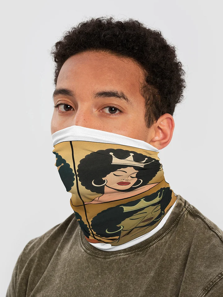 Poised Princess Queen in Quad — Pop-Art Neck Gaiter product image (2)