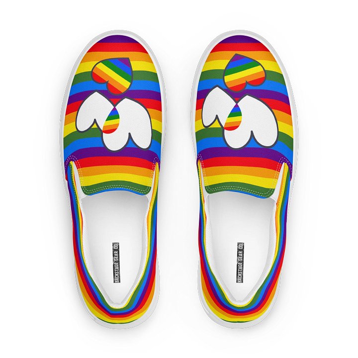 Hearts are full of Pride Women's Slip-On Canvas product image (1)