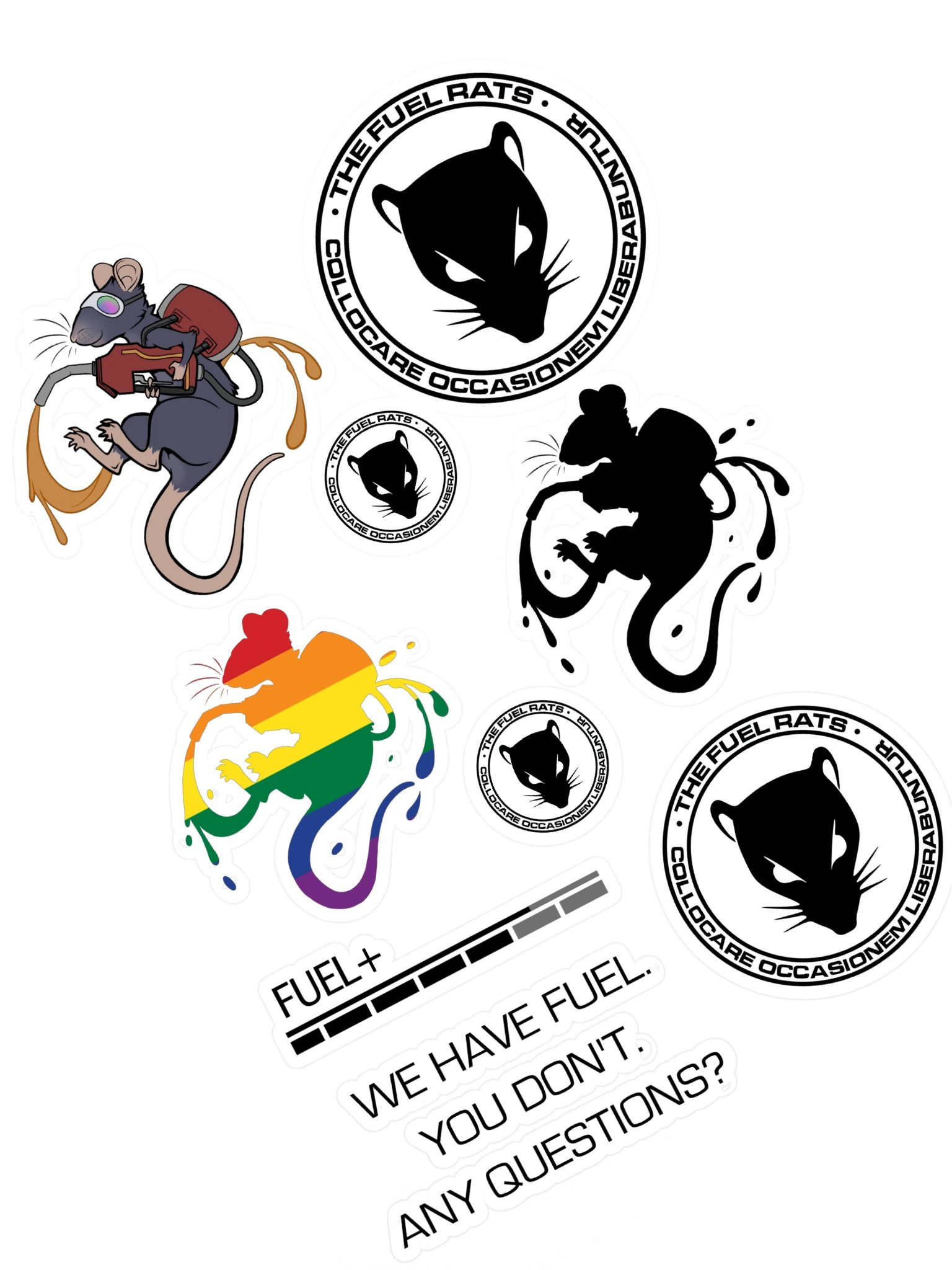 Fuel Rat Sticker Sheet product image (1)