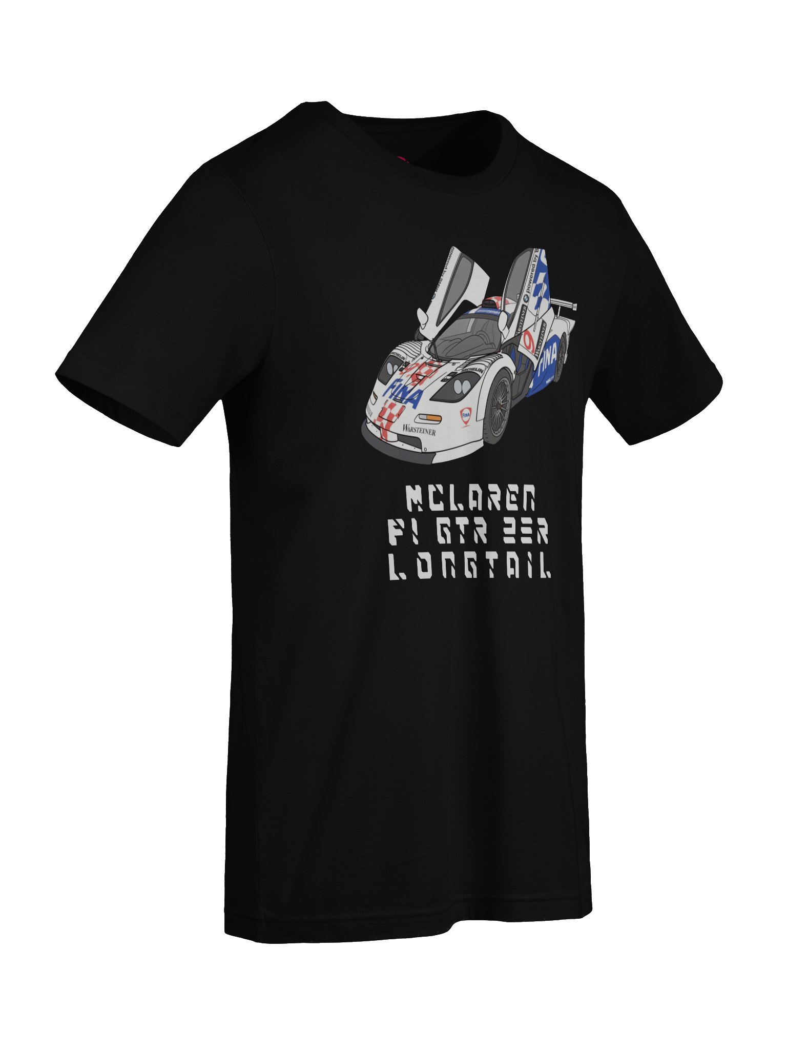 McLaren F1 GTR Longtail Chassis 23R Shirt (Retro, Sketch, Silhouette) product image (9)