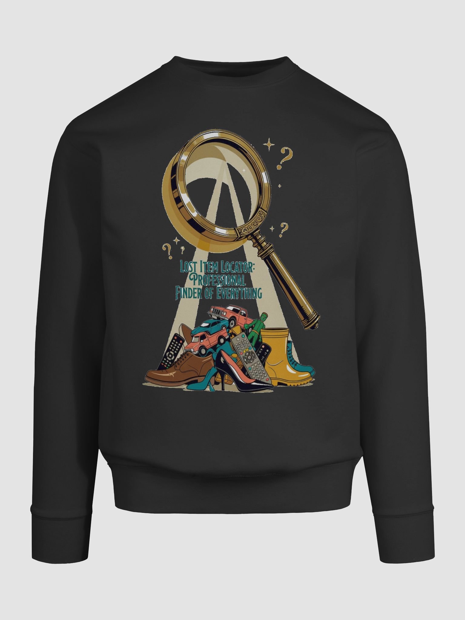 Lost Item Locator Sweatshirt, Professional black Pullover, Funny Mom Gift product image (9)