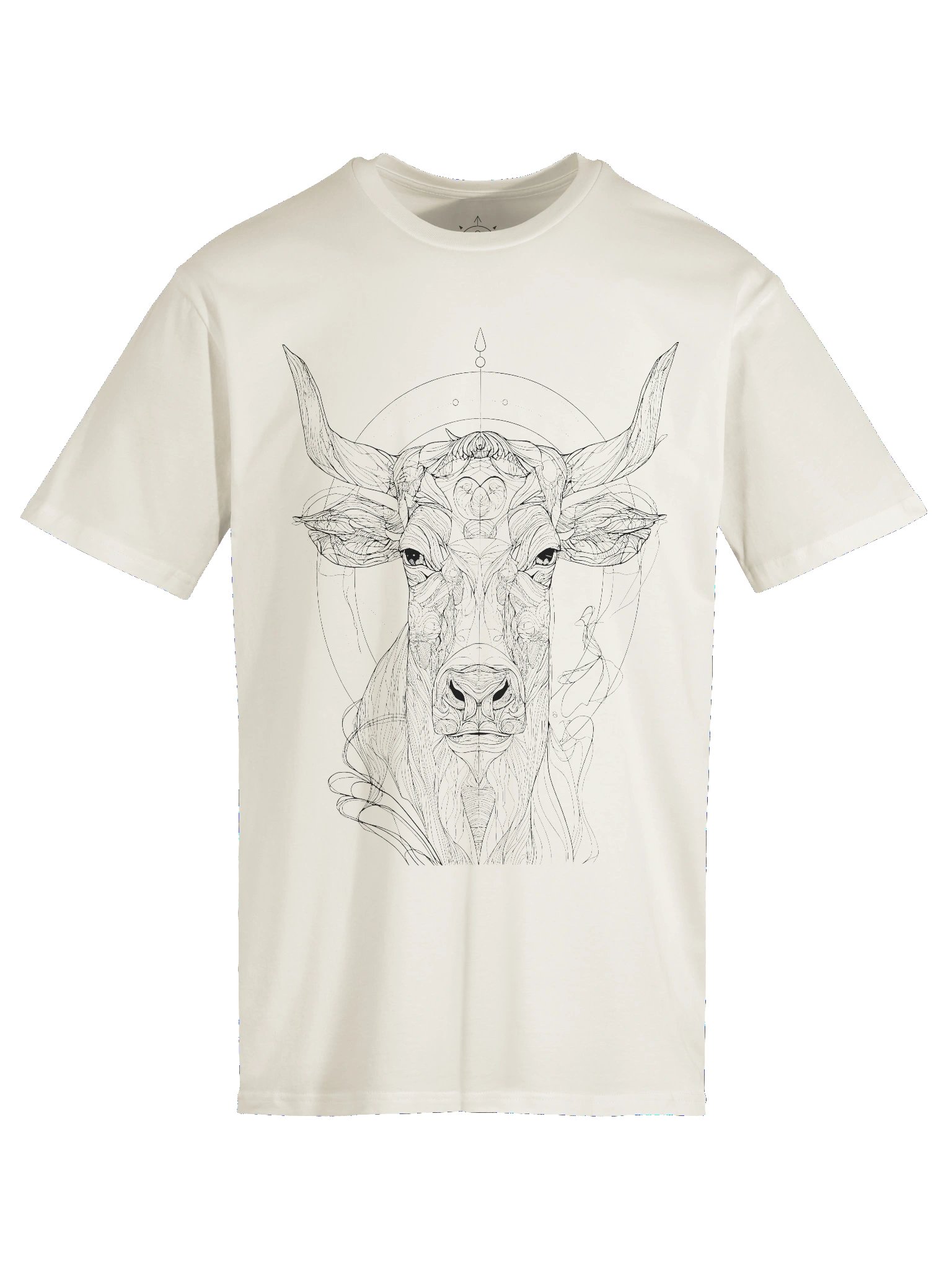 Divine Strength – Sacred Bull Line Art Tee product image (9)