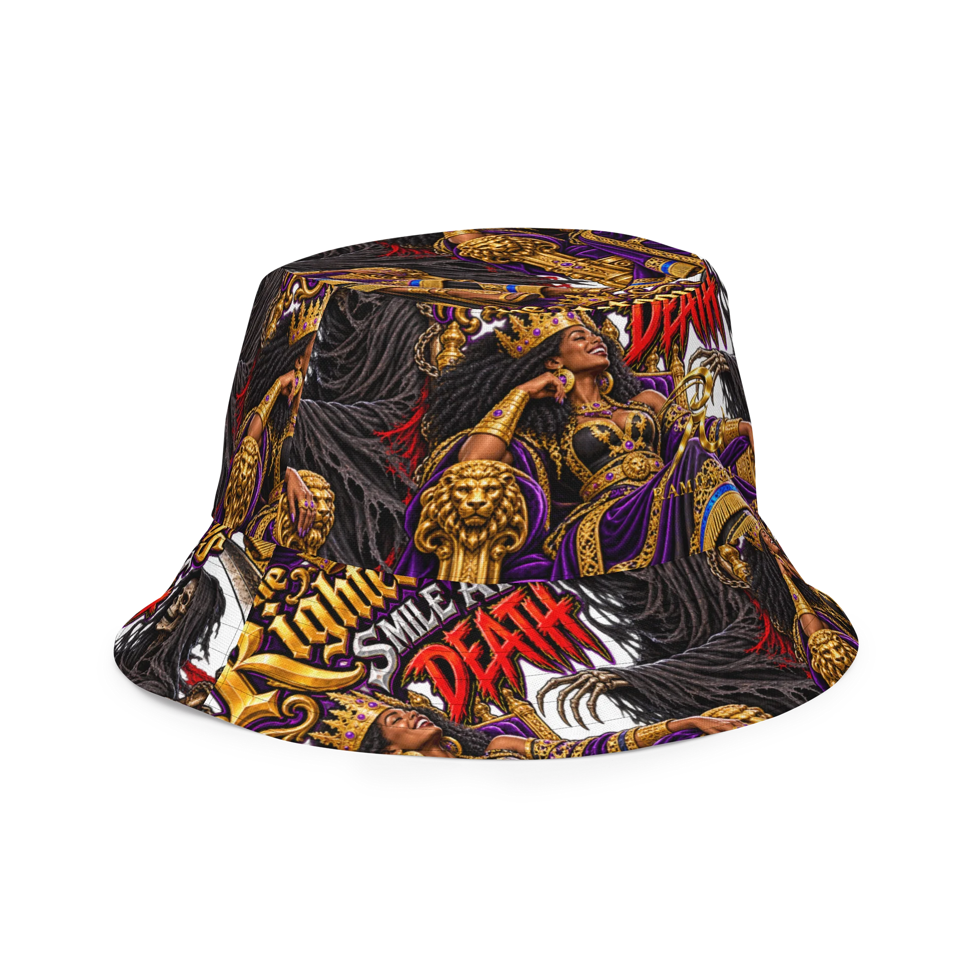 The Righteous Smile at Death Reversible Bucket Hat product image (3)