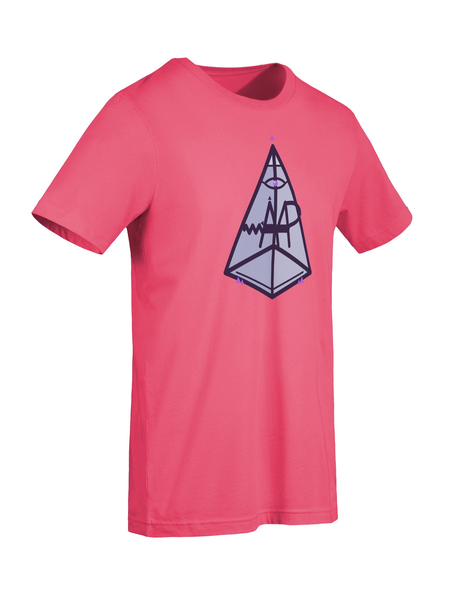 Mt. AMP Pyramid Tee — Pink product image (7)